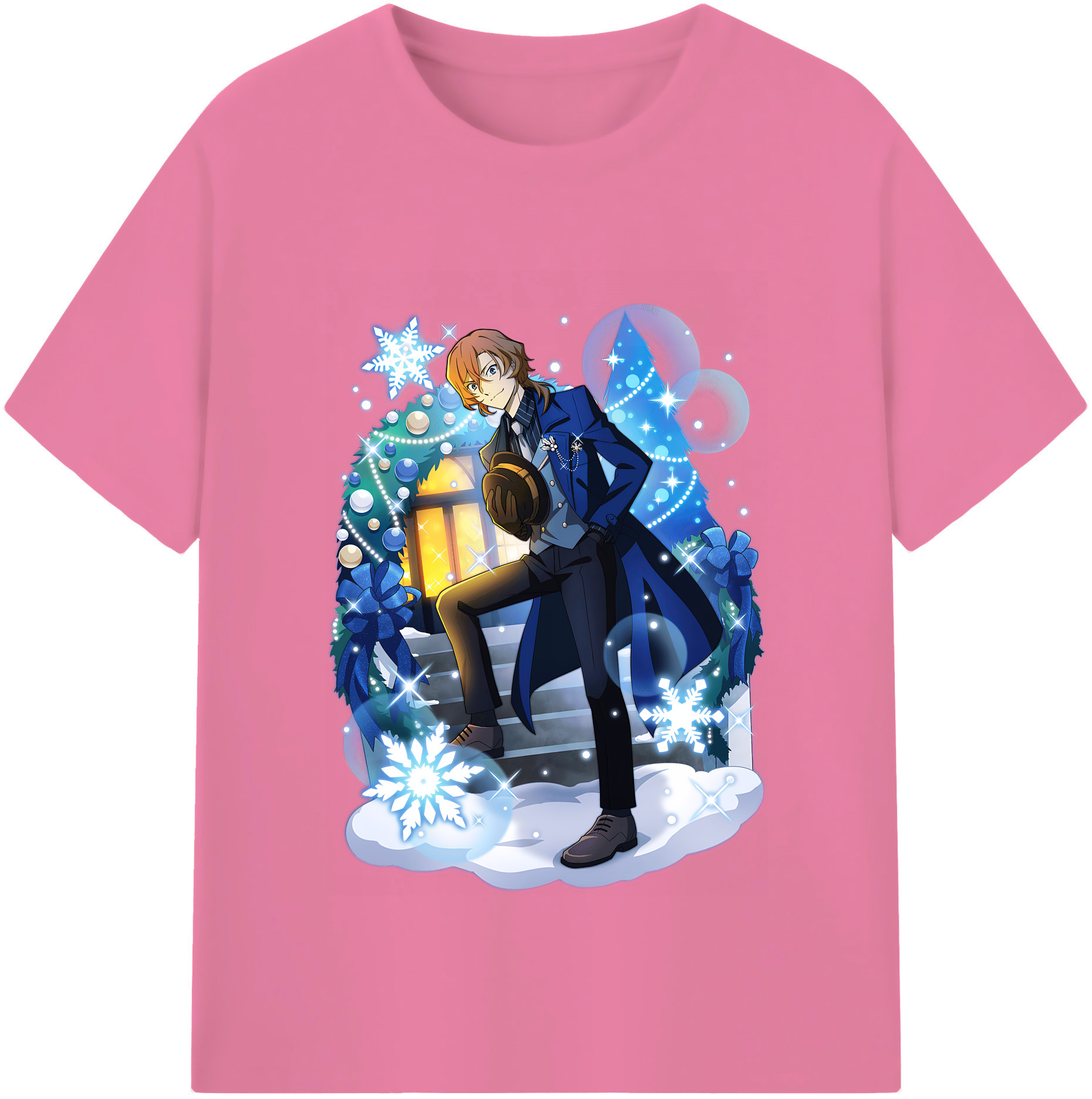 （画像用） 文豪ストレイドッグス Bungo Stray Dogs 綿100％半袖Tシャツ（フロントプリント）